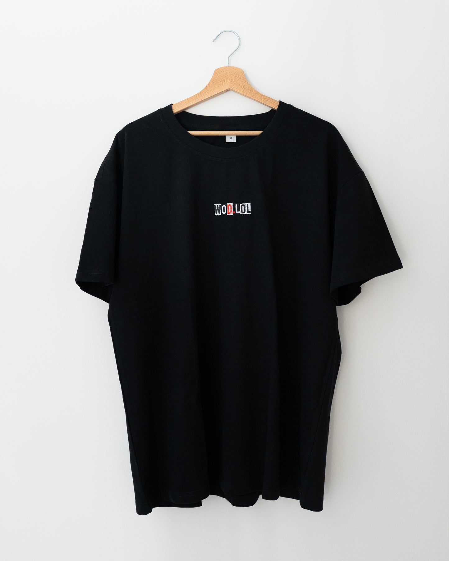 “WOD.LOL Writing” Oversize T-shirt – 100% Cotton, Premium Unisex Fit