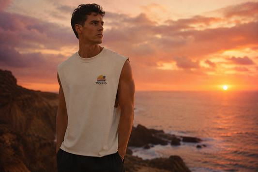 Tank boxy Summer Sunset | WOD.LOL