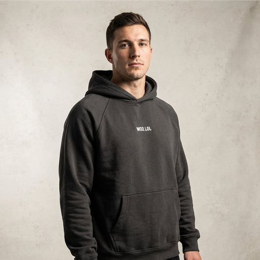WOD.LOL Classic Oversize Hoodie – 100% Cotton, Fleece 380g/m²