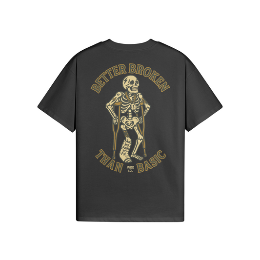 dos imprimé gym wear marine Better Broken Than Basic – WOD.LOL