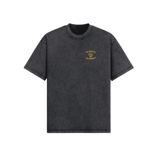 face T-shirt Oversize Délavé Des Mollets Des Magrets beige CrossFit oversize WOD.LOL