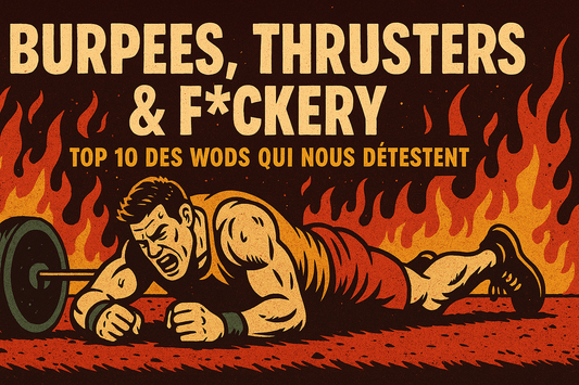 WOD CrossFit burpees thrusters exercices fitness difficiles salle de sport