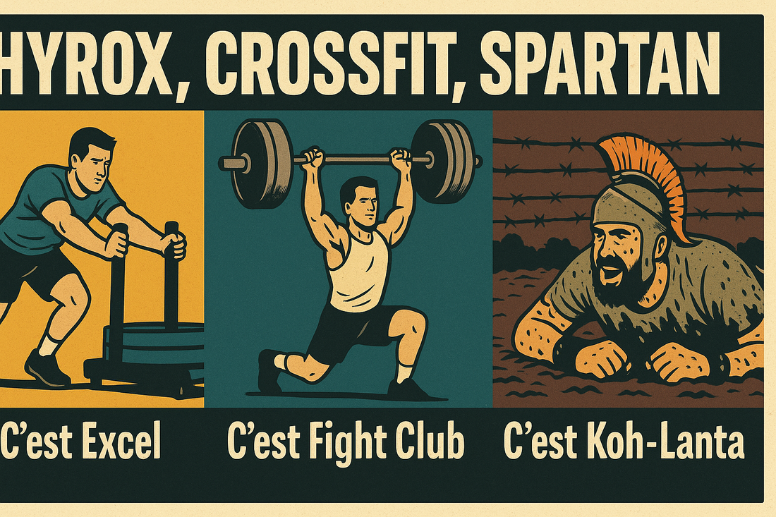 Hyrox CrossFit Spartan Race comparatif différences disciplines fitness fonctionnel