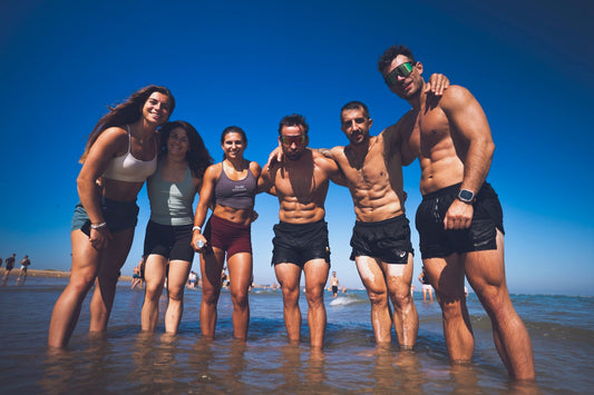 La team WOD.LOL sur la plage pendant le week-end des Battle of Normandy 2026
