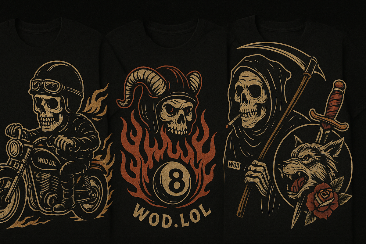 t-shirt oversize training Le Gang des Rockeurs – vêtements fitness WOD.LOL