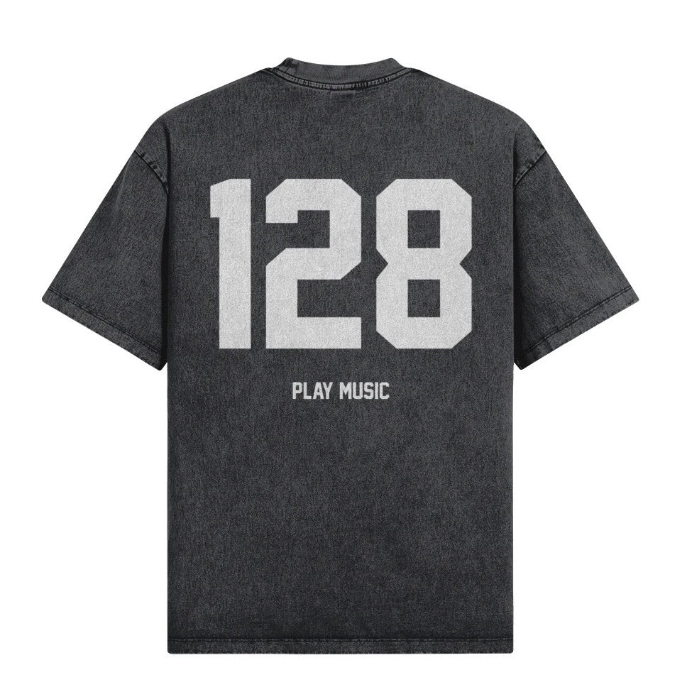 *discount* T-shirt Oversize Délavé NKR 128 – Taille L couleur Dark Grey