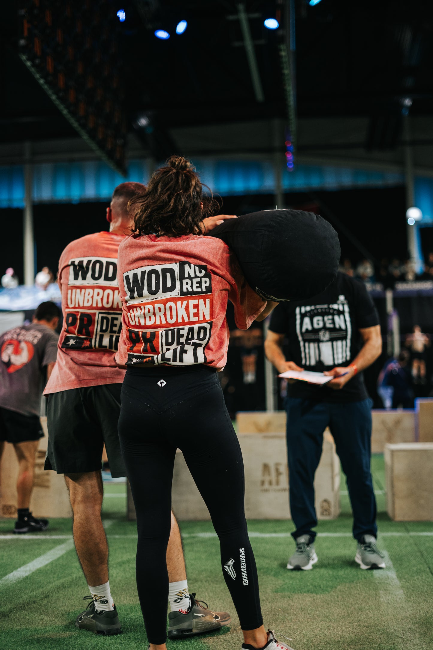 T-shirt Oversize WOD.LOL Writing délavé – 100% Coton, Unisexe