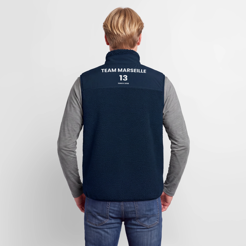 Veste sans manches sherpa unisexe Stanley/Stella - marine