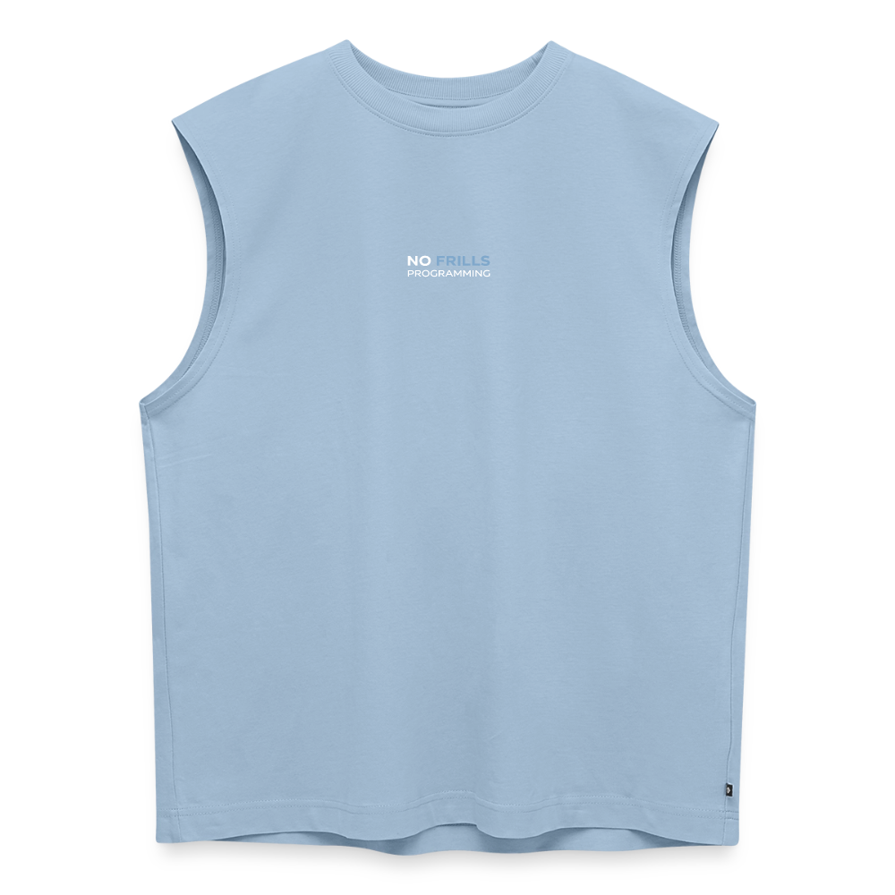 Tank Coupe Classique No Frills Programming - bleu clair