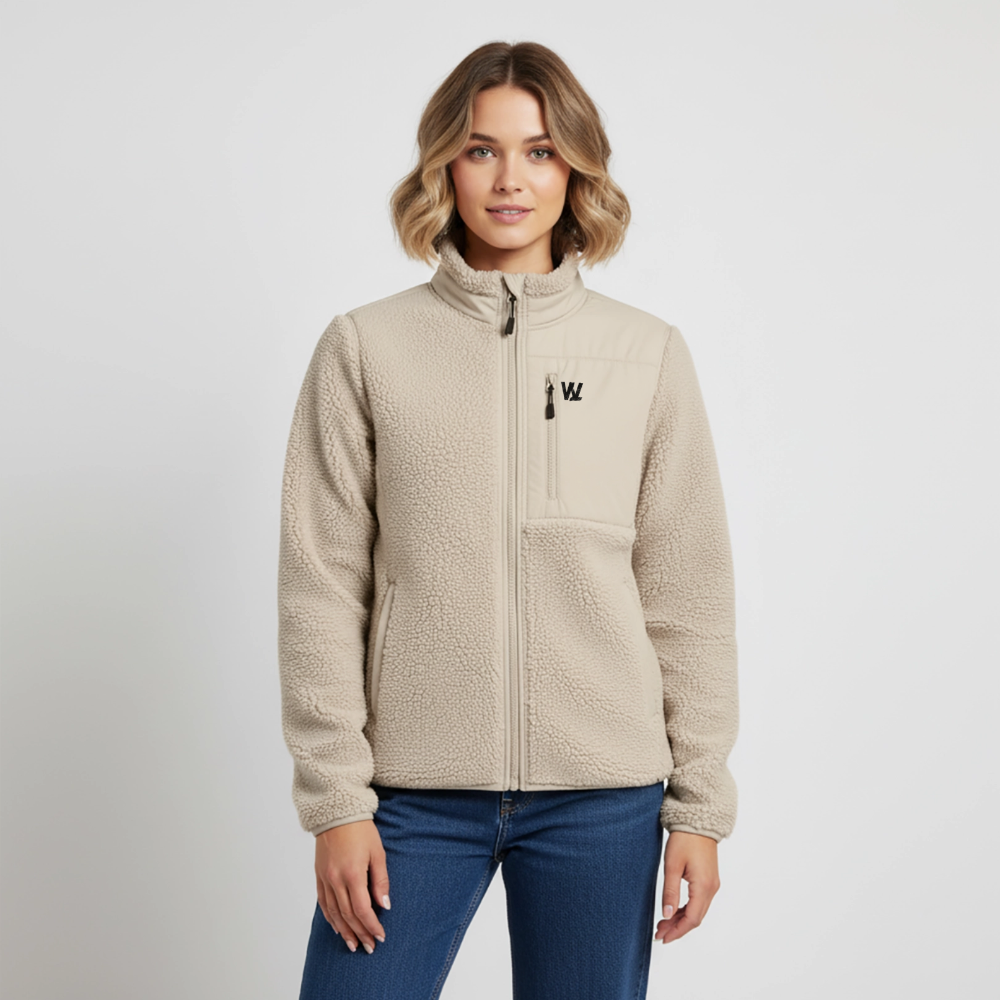 Veste sherpa DÉCONTRACTÉE Stanley/Stella Unisexe - beige