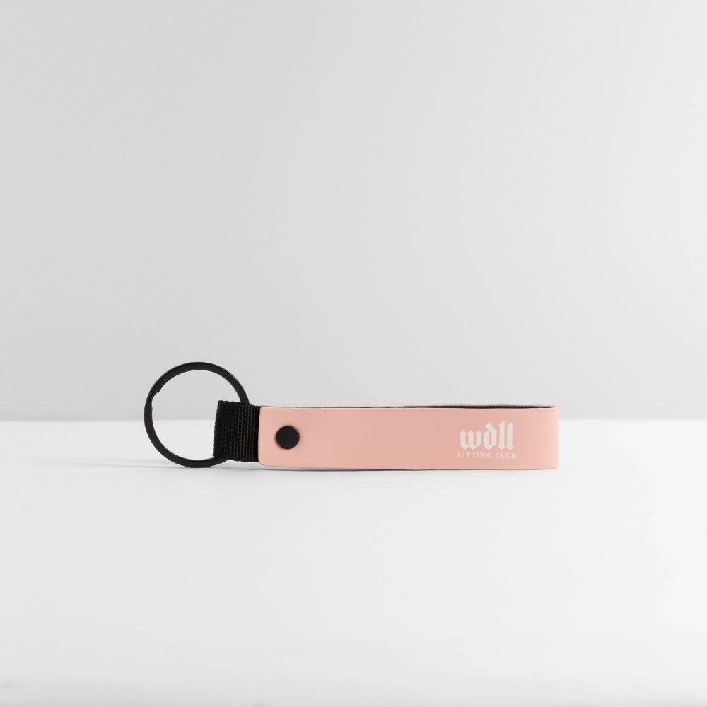 Porte-clés WDLL Lifting Club rose, logo Lifting Club – WOD.LOL