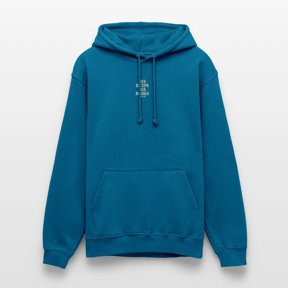 Hoodie Unisexe Des Biceps, Des Bisous - deep sea blue 