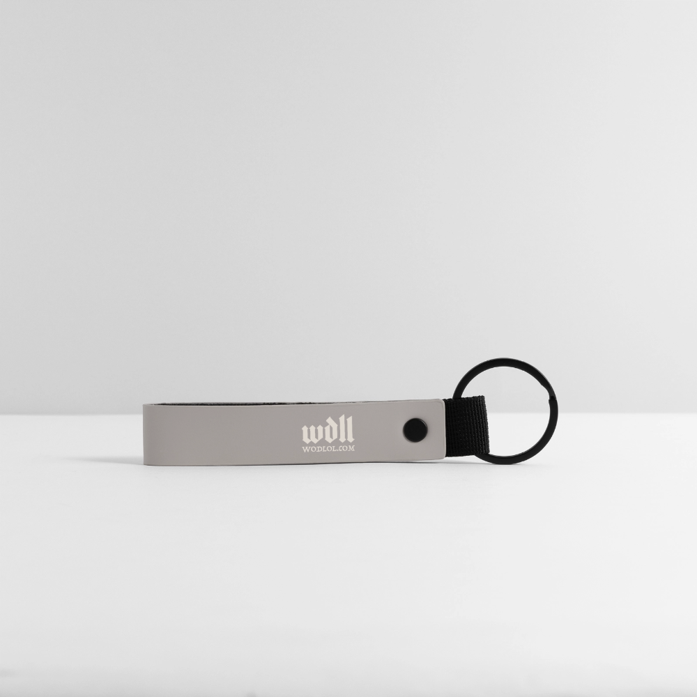 Porte-clés WDLL Lifting Club gris clair, accessoire salle de sport – WOD.LOL