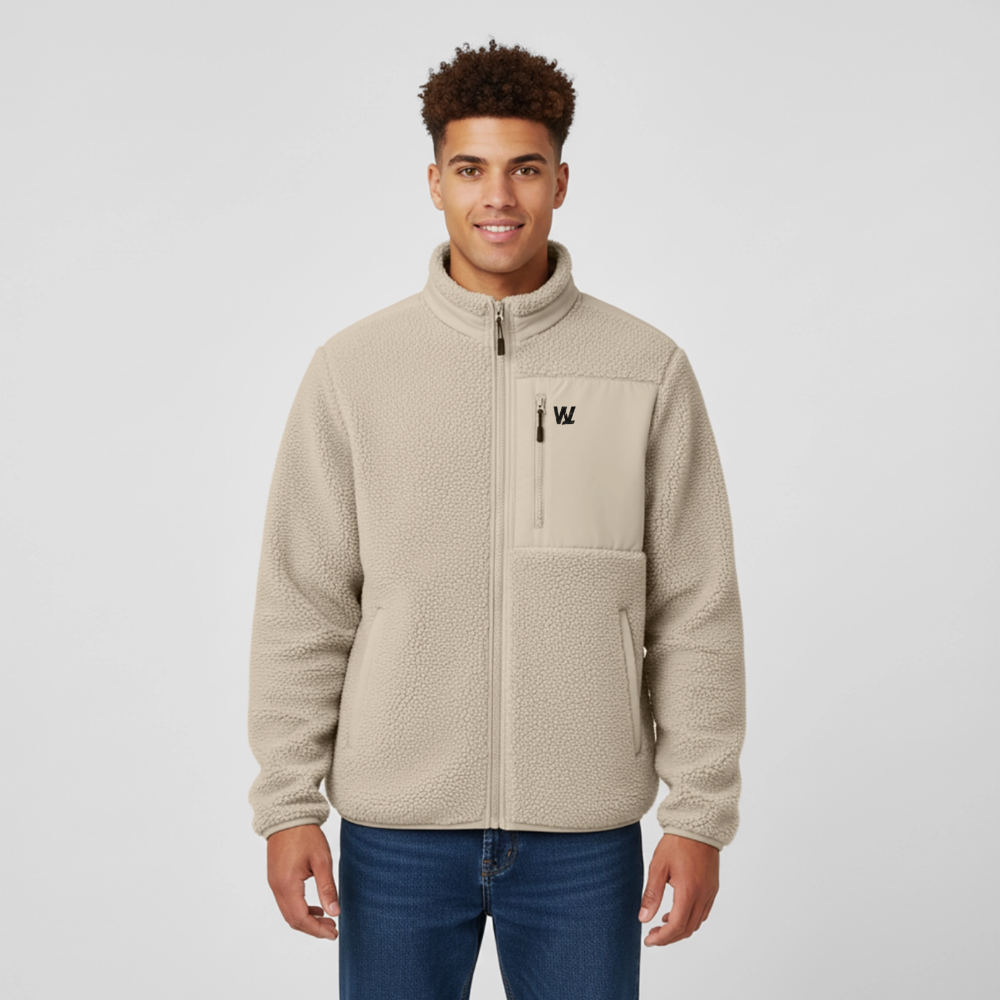 Veste sherpa DÉCONTRACTÉE Stanley/Stella Unisexe - beige