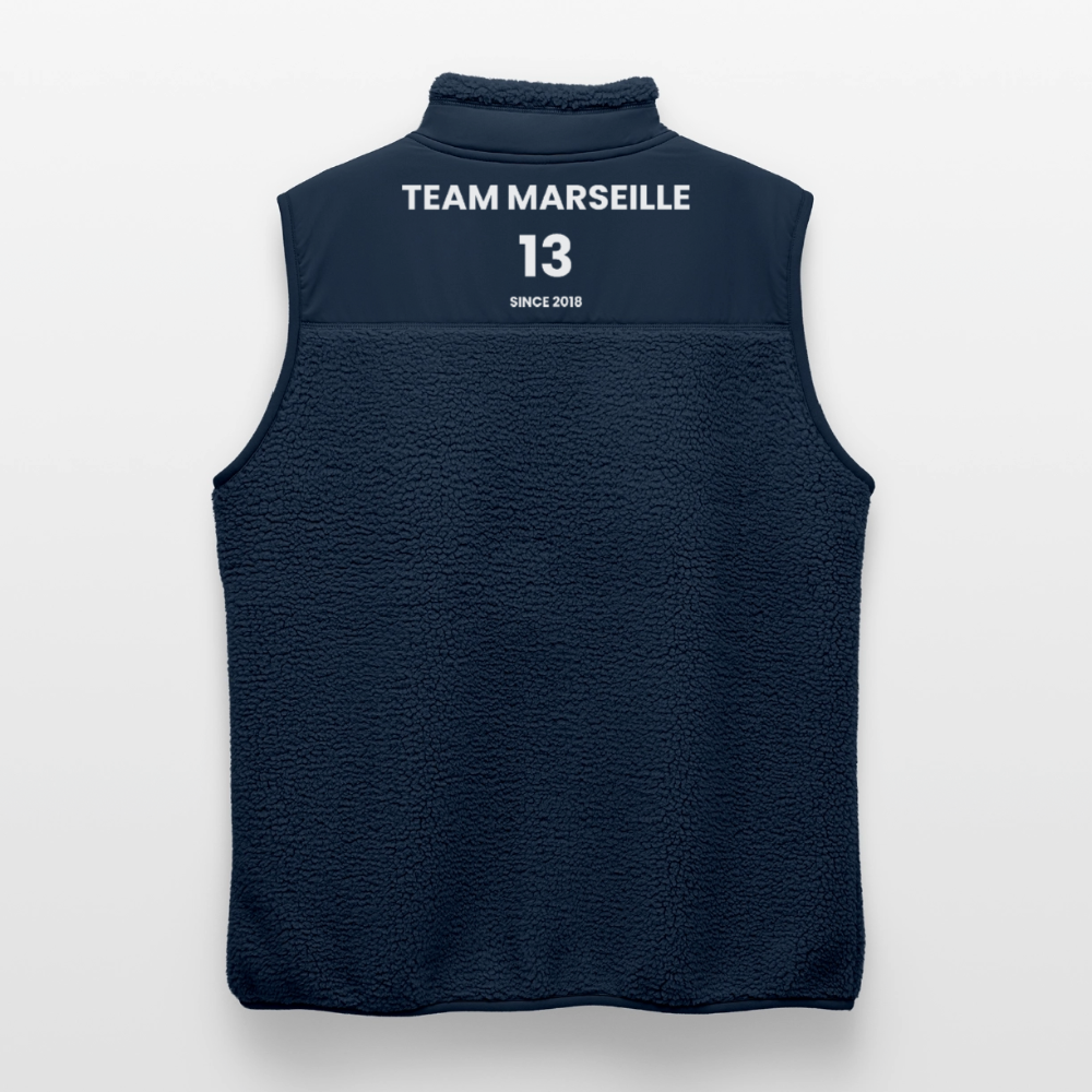 Veste sans manches sherpa unisexe Stanley/Stella - marine