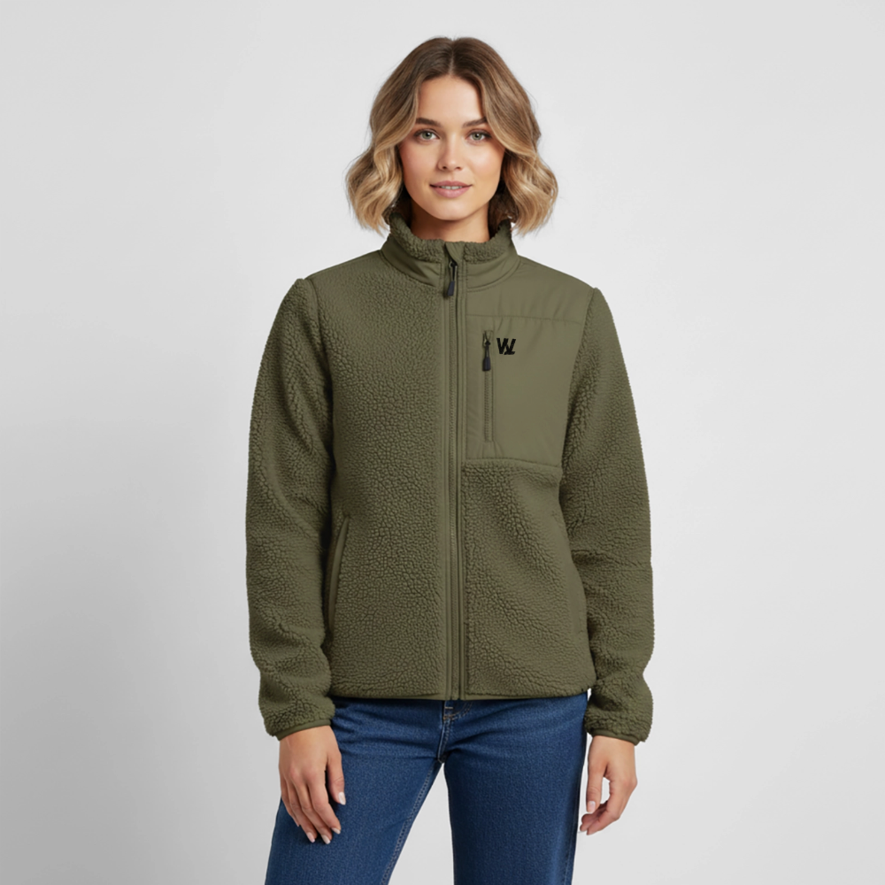 Veste sherpa DÉCONTRACTÉE Stanley/Stella Unisexe - kaki