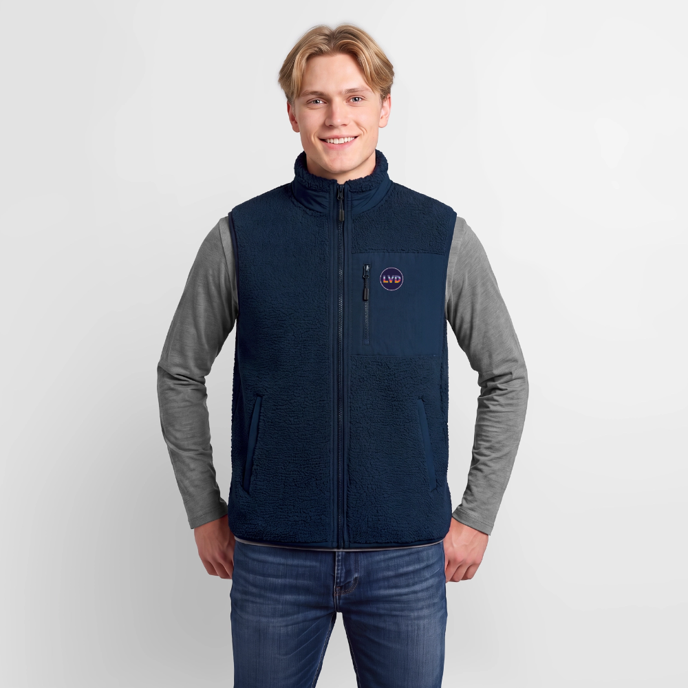 Veste sans manches sherpa unisexe Stanley/Stella - marine