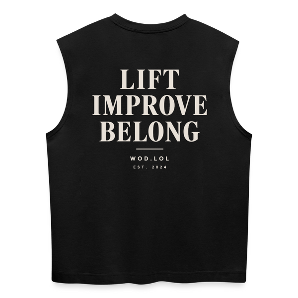 Tank Top Coupe Classique WDLL Lift Improve Belong – 100% Coton Bio