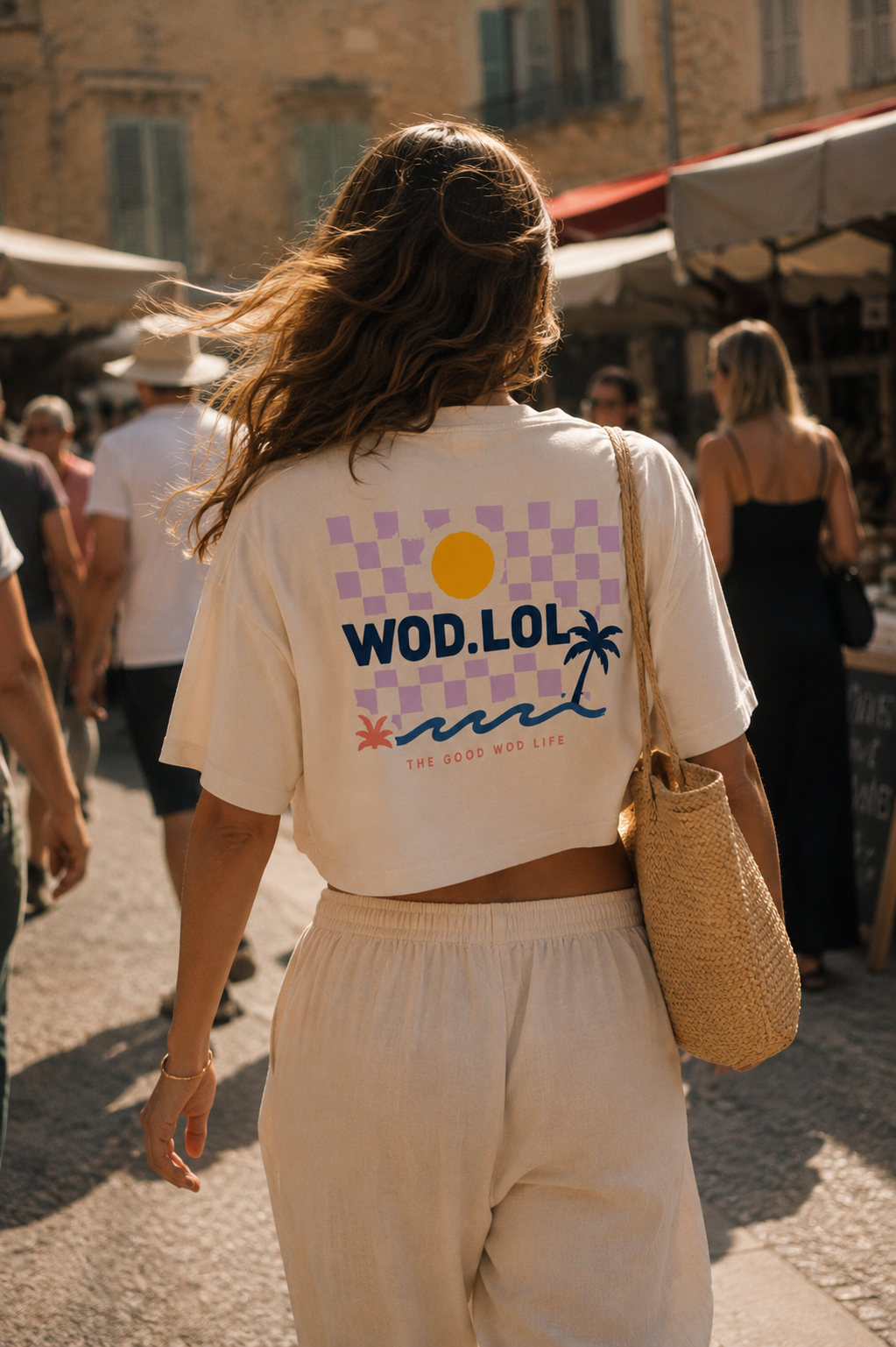 Crop top femme Summer Dam | WOD.LOL