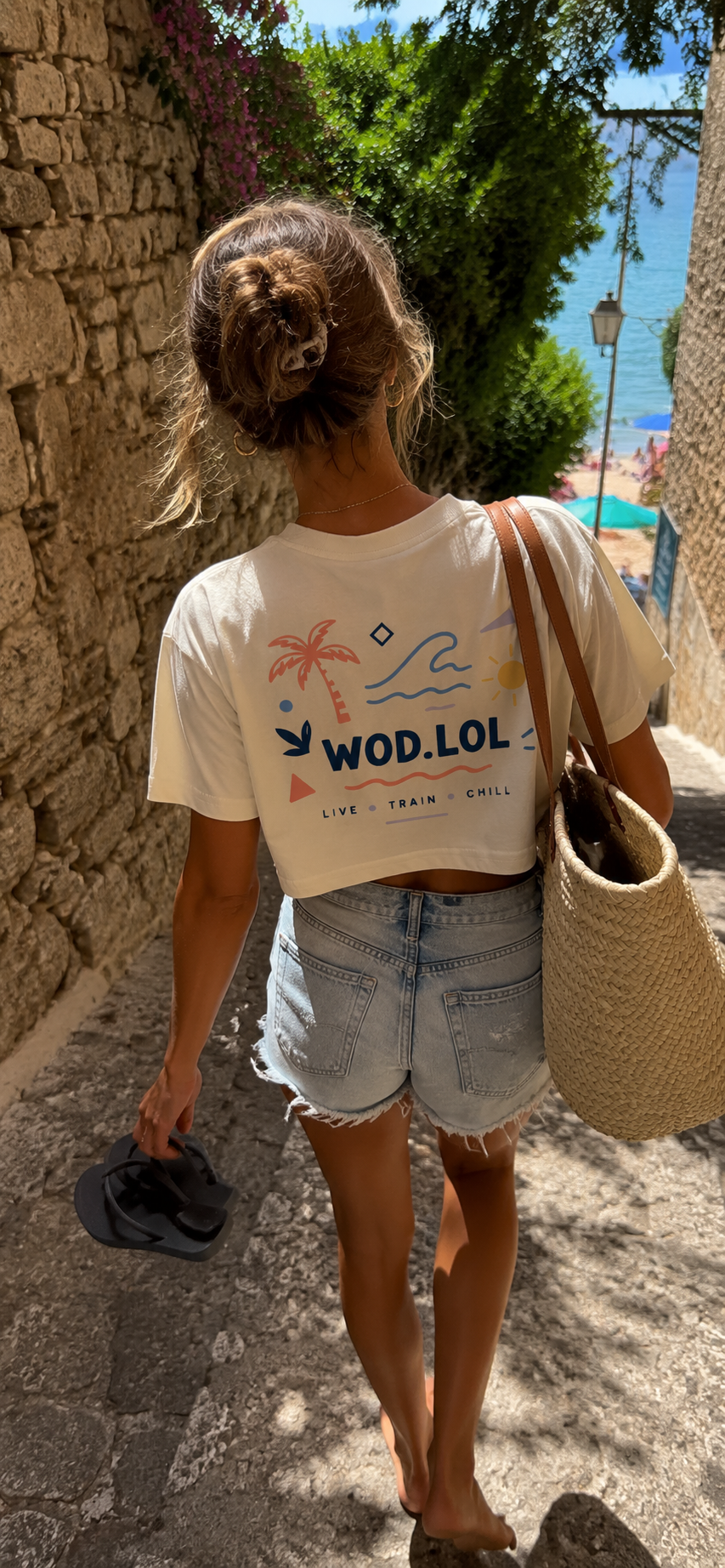 Crop top femme Summer Feel | WOD.LOL