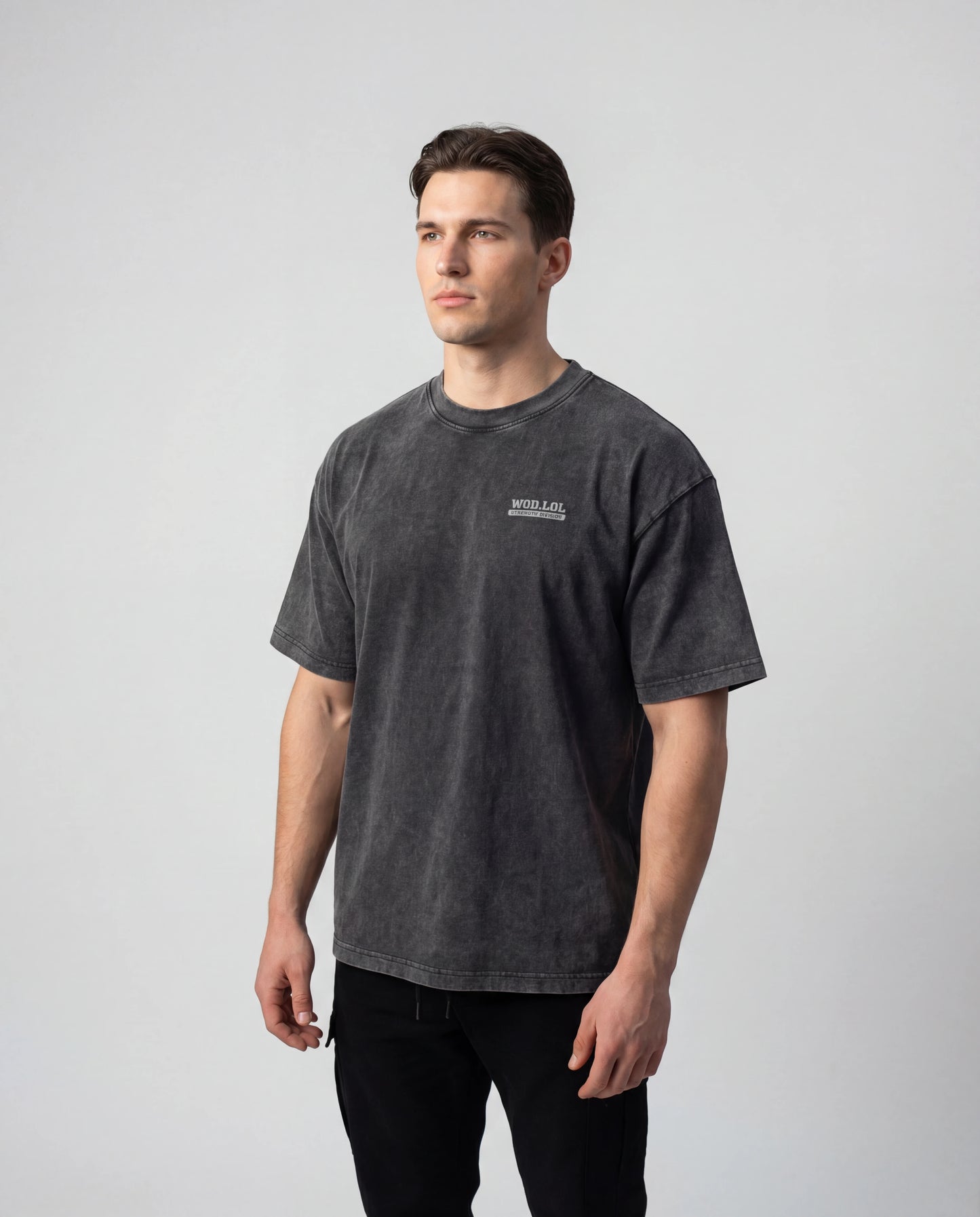 dos gym wear oversize délavé Squat Authority – WOD.LOL