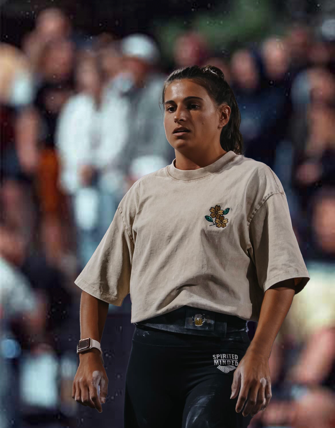 T-shirt Oversize "Kyudo Spirit" – Snow Wash, 100% Coton, Unisexe