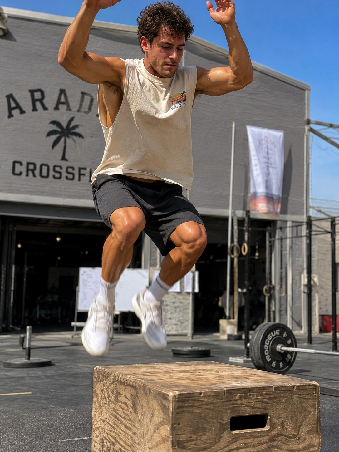 Tank boxy Summer Sunset | WOD.LOL