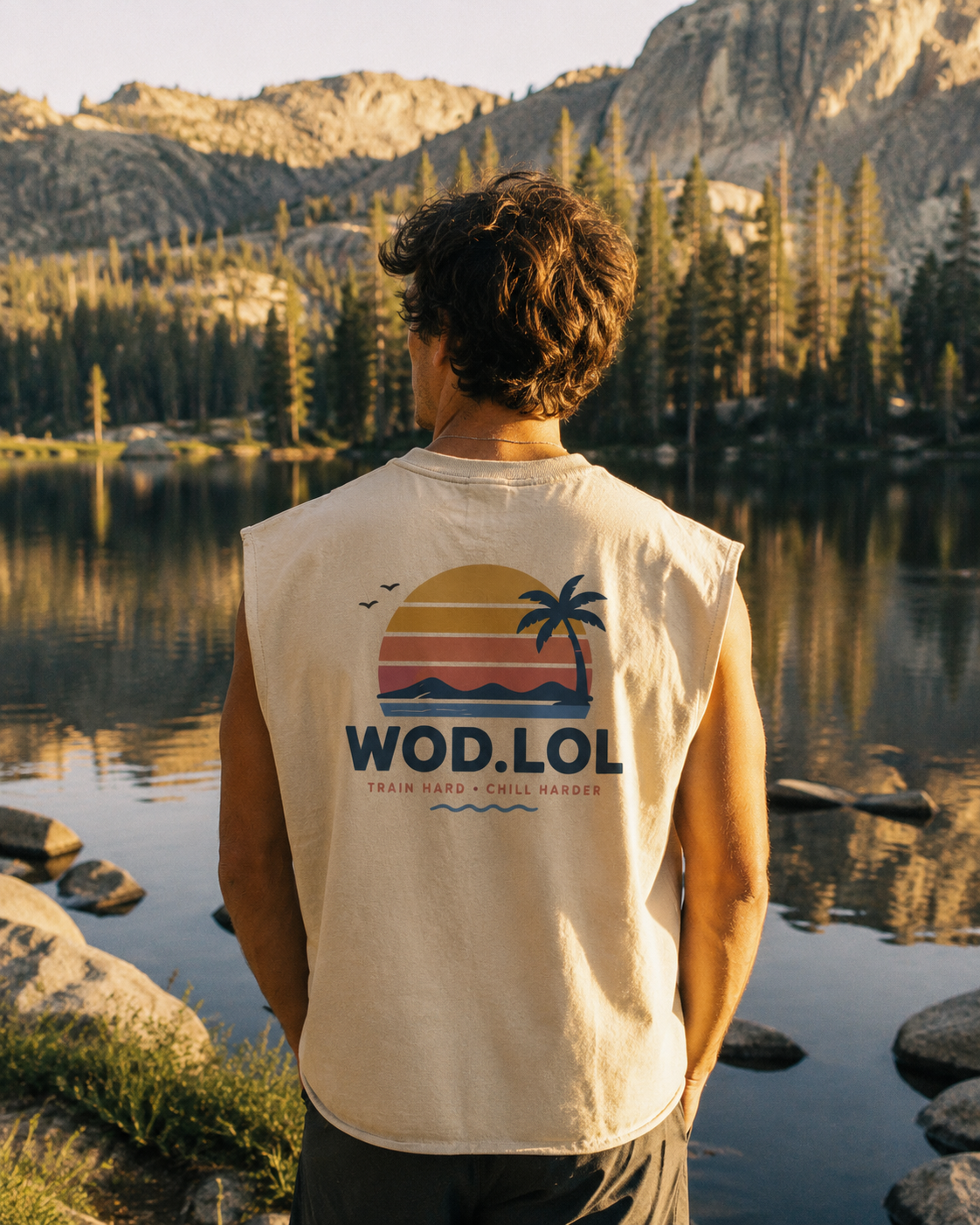 Tank boxy Summer Sunset | WOD.LOL