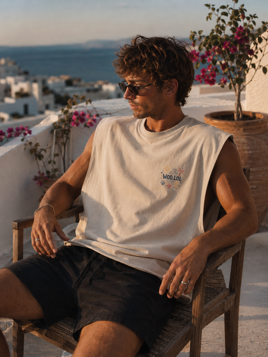 *Discount* Tank Boxy Tank boxy Summer Flow Taille XL couleur Beige