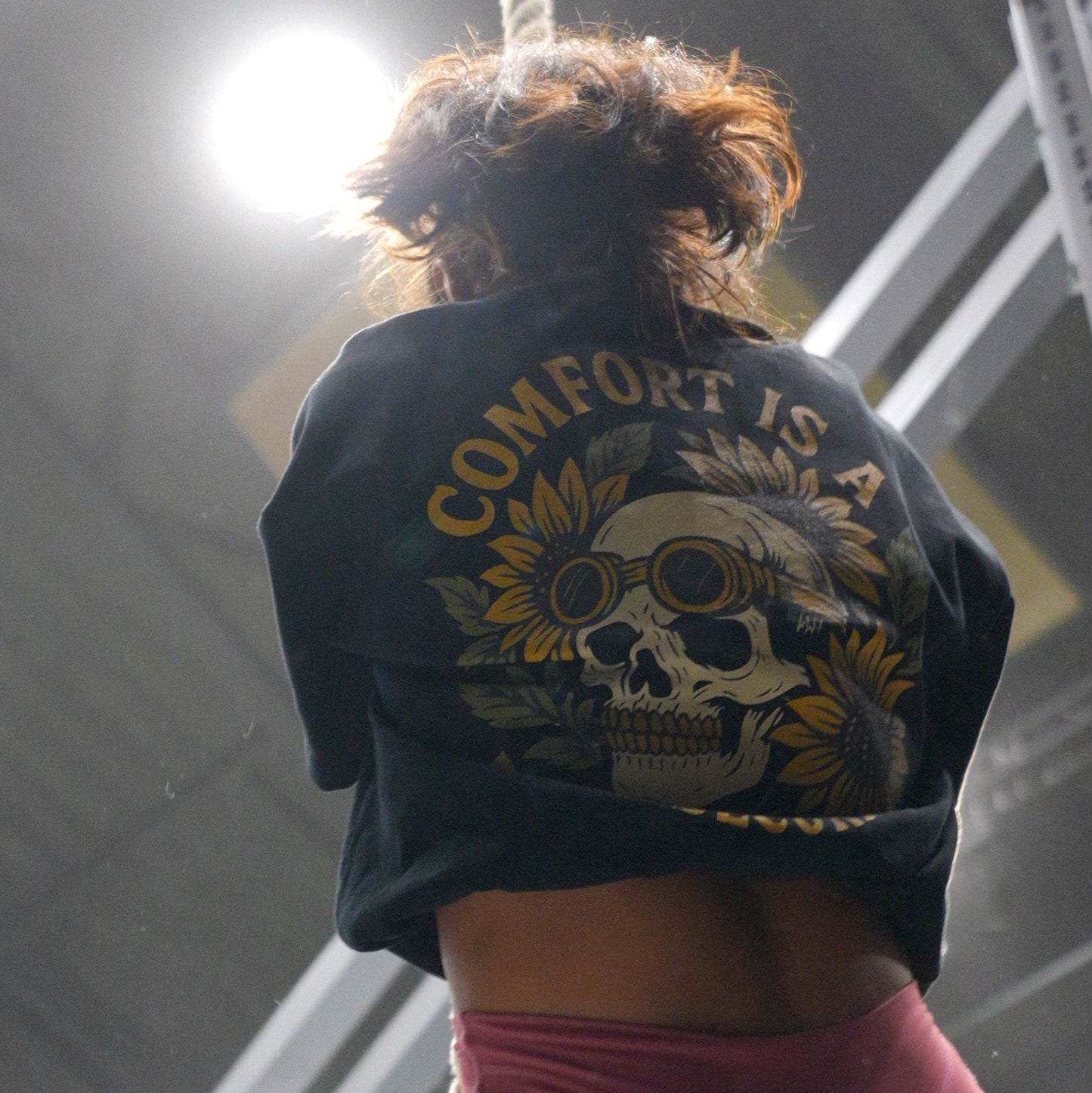 T-shirt Oversize "Confort Is a False Security" – Unisexe