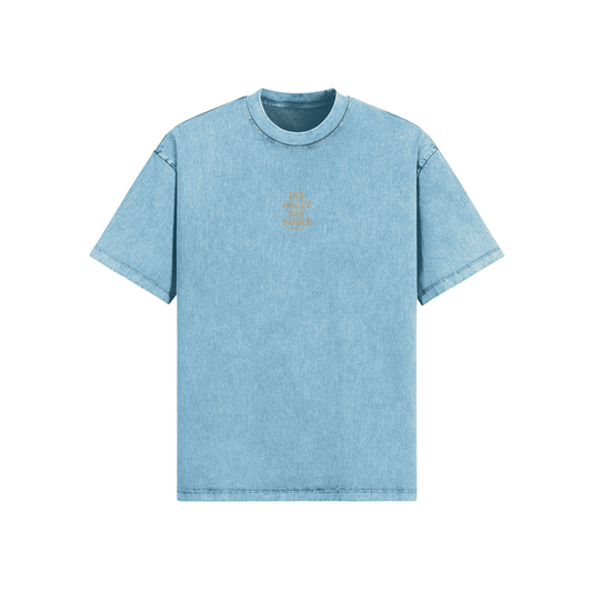 face T-shirt Oversize Délavé Des Biceps Des Bisous gris CrossFit oversize WOD.LOL