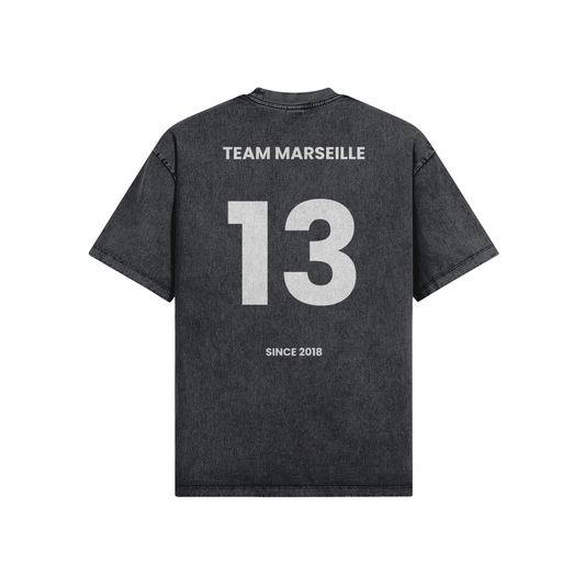 T-shirt oversize délavé Le Vapoteur Discount Édition Marseille – vue arrière – WOD.LOL