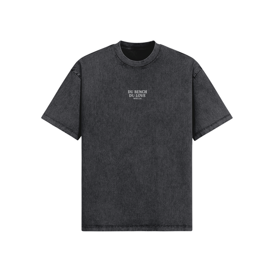 face T-shirt Oversize Délavé Du Bench Du Love beige CrossFit oversize WOD.LOL