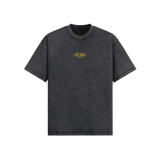 homme portant streetwear fitness délavé Des Reps, Des Crepes – WOD.LOL