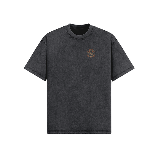 T-shirt oversize délavé Afterwork Boulodrome Gang – vue de face – WOD.LOL