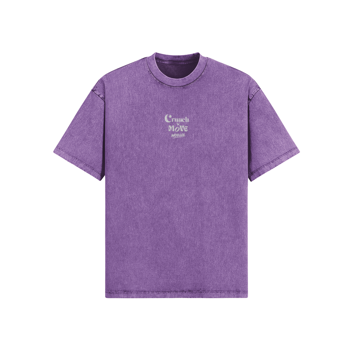 face T-shirt Oversize Délavé Pas de PR Pas de Cookie vert-sauge CrossFit WOD.LOL
