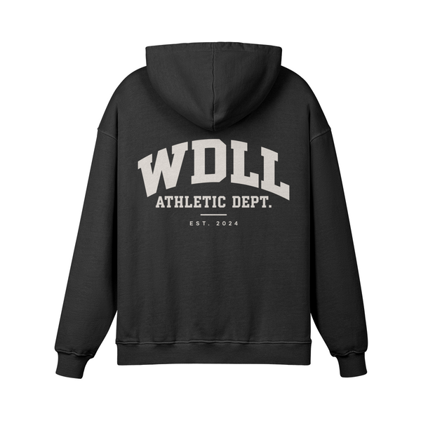 Hoodie Oversize WDLL Athletic Dept. – 440g/m², 100% Coton, Unisexe