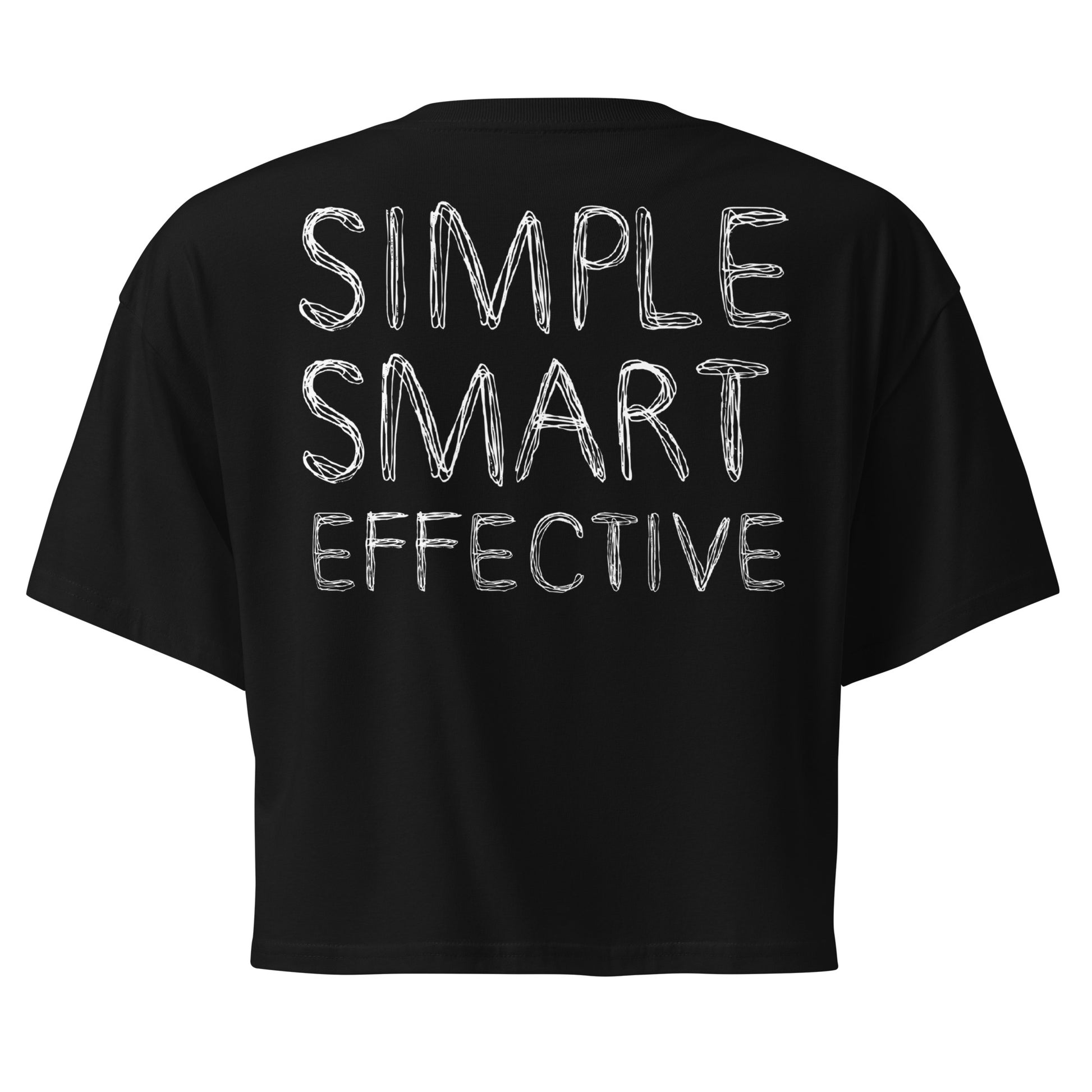 dos crop top gym wear noir No Frills Programming – WOD.LOL