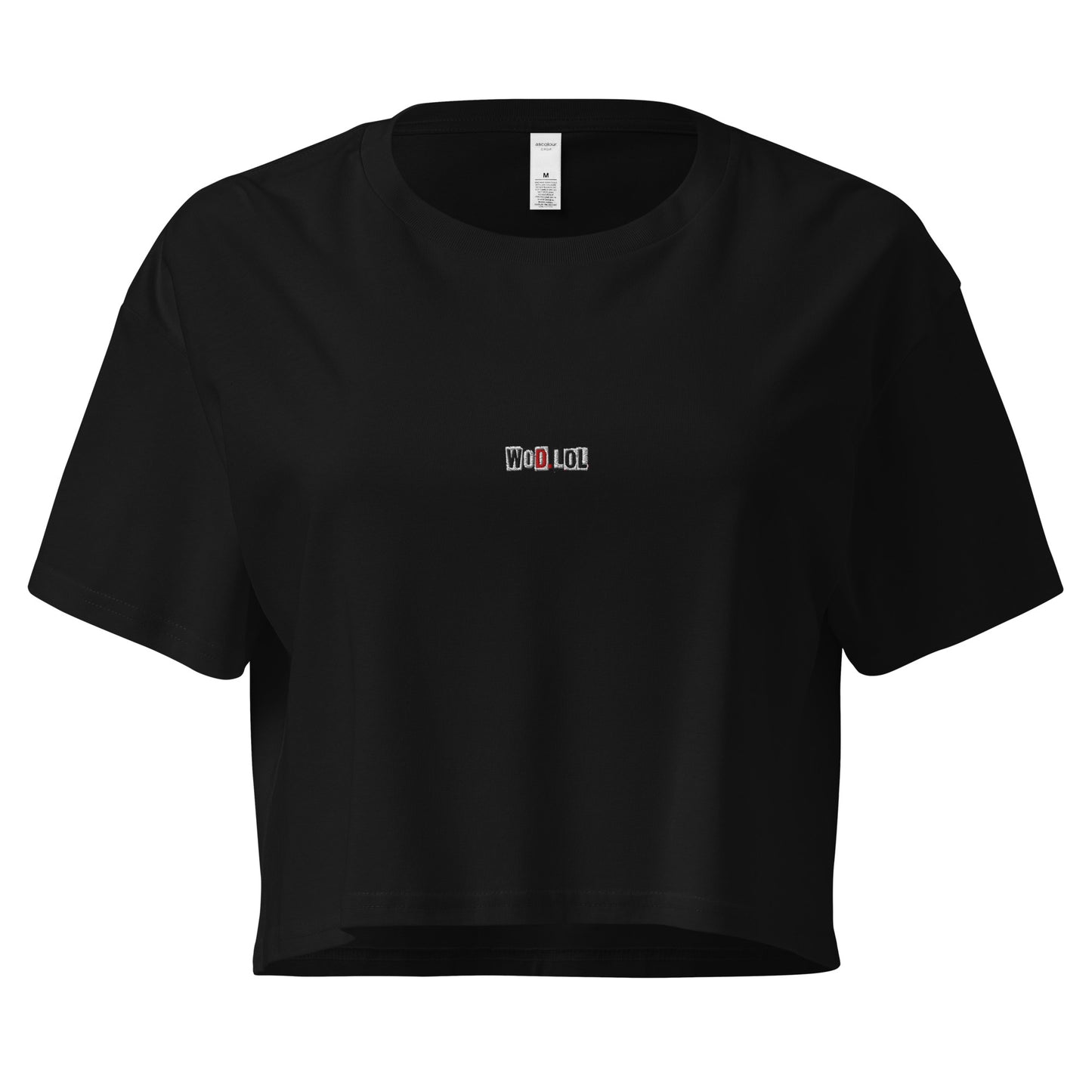 Crop top WOD.LOL Special Edition pour femme – vue de face – WOD.LOL