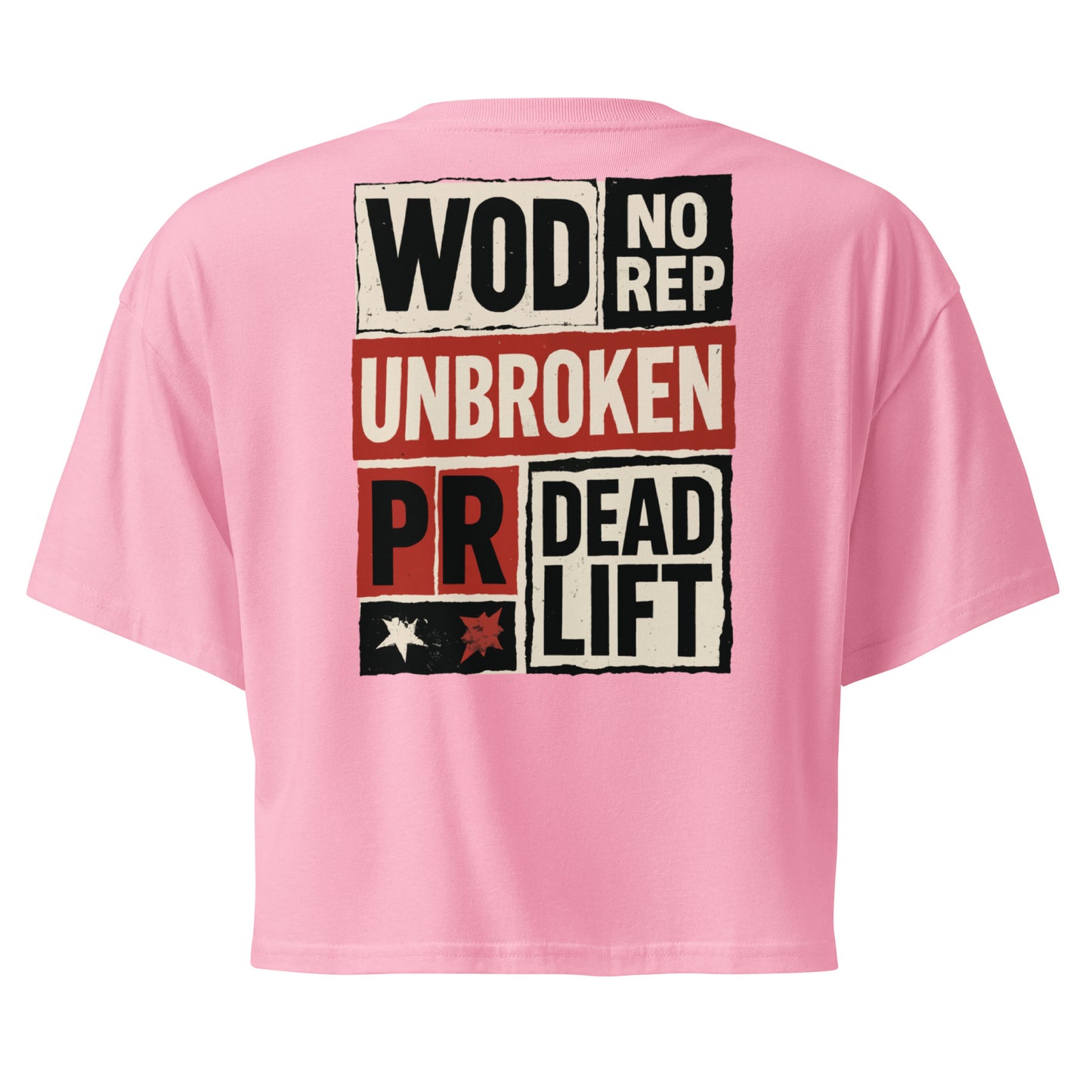 dos imprimé vêtements training Crop top WOD.LOL Special Edition – WOD.LOL