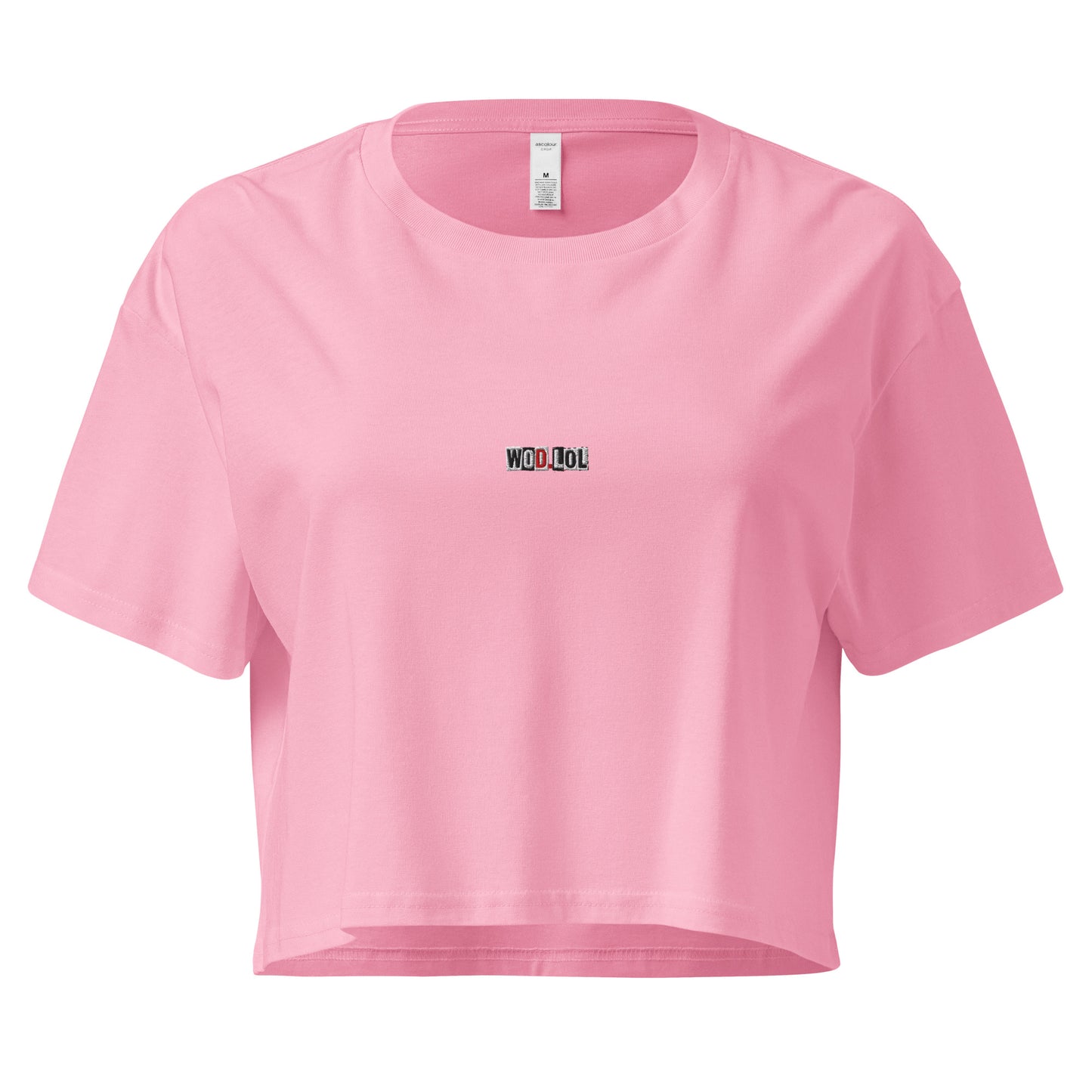 femme portant oversized gym wear Crop top WOD.LOL Special Edition – WOD.LOL