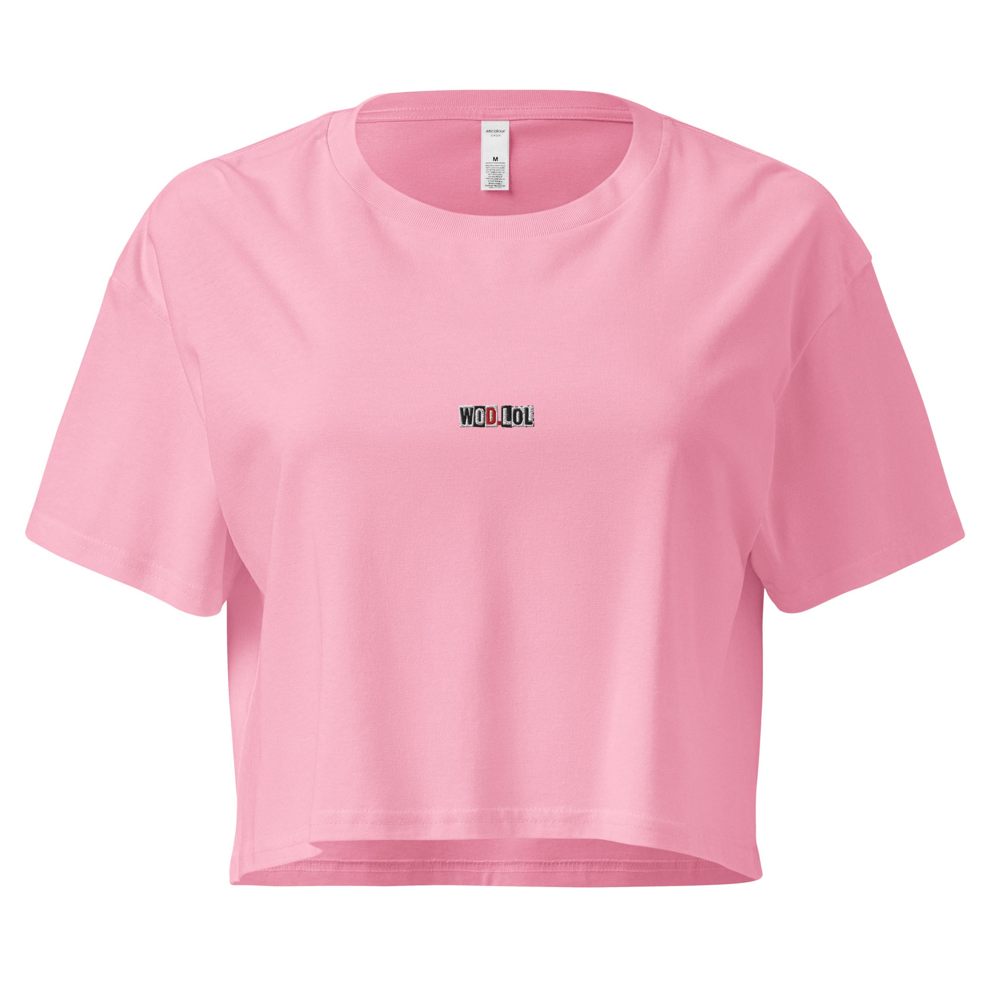 femme portant oversized gym wear Crop top WOD.LOL Special Edition – WOD.LOL