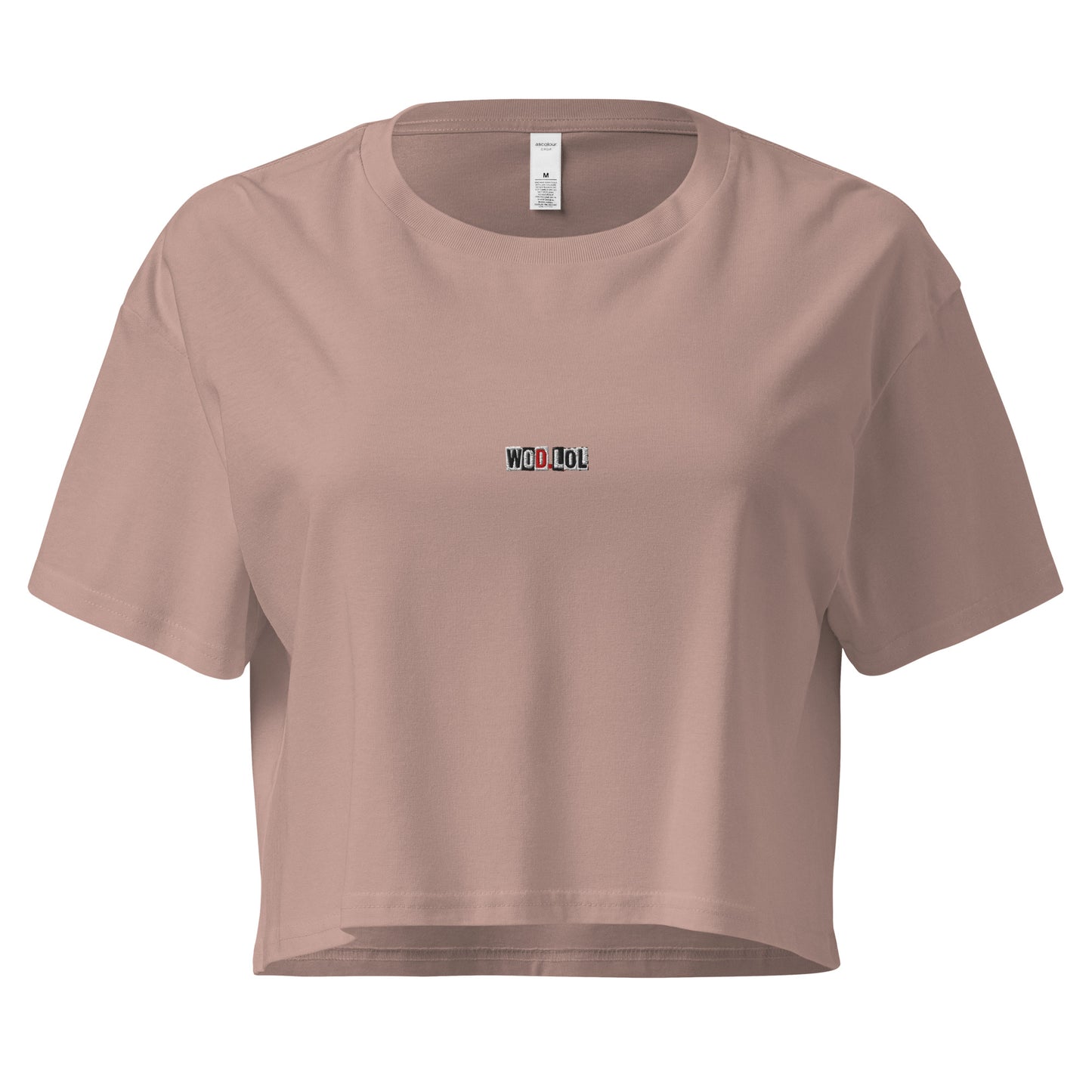 femme portant crop top oversize fitness Crop top WOD.LOL Special Edition – WOD.LOL