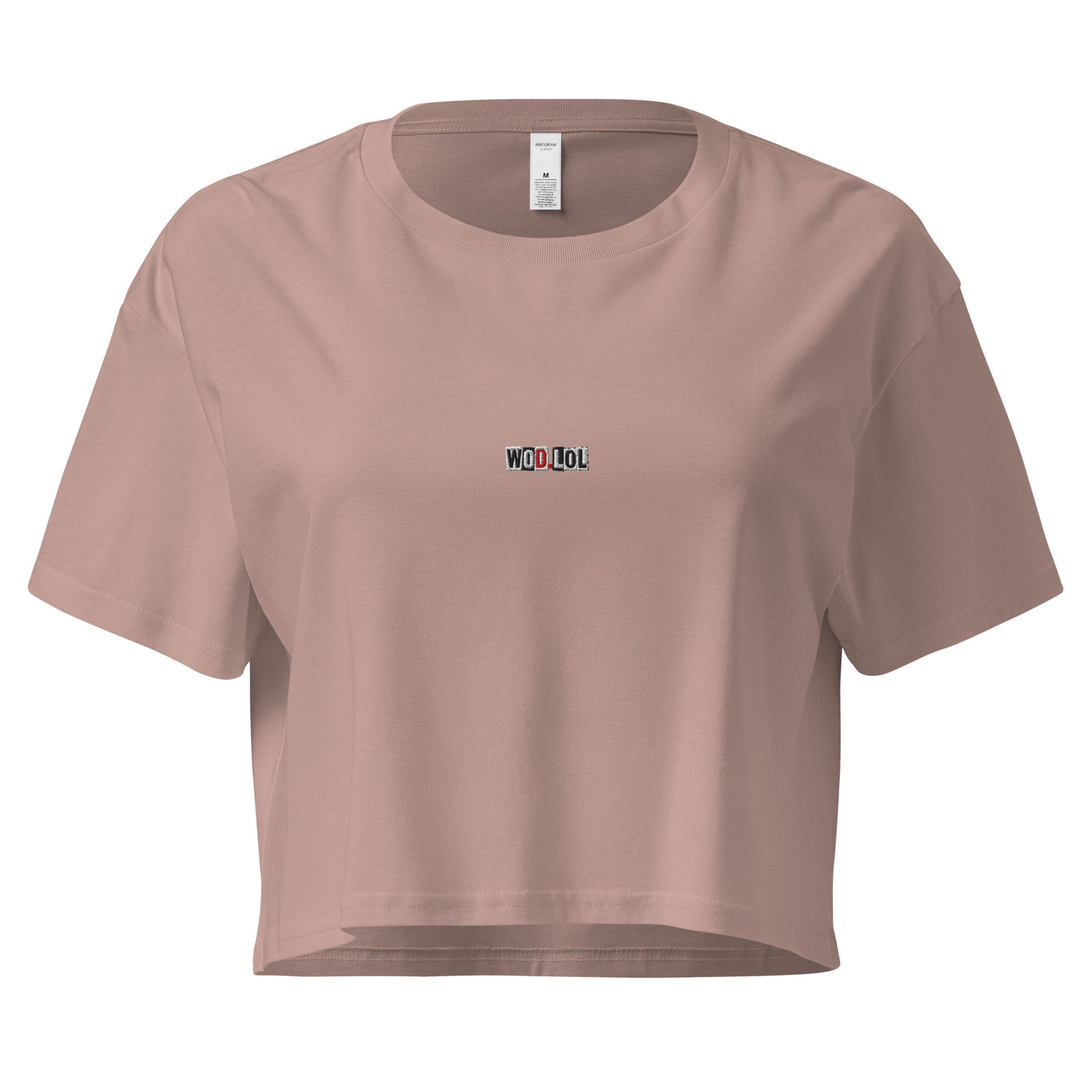 femme portant crop top oversize fitness Crop top WOD.LOL Special Edition – WOD.LOL