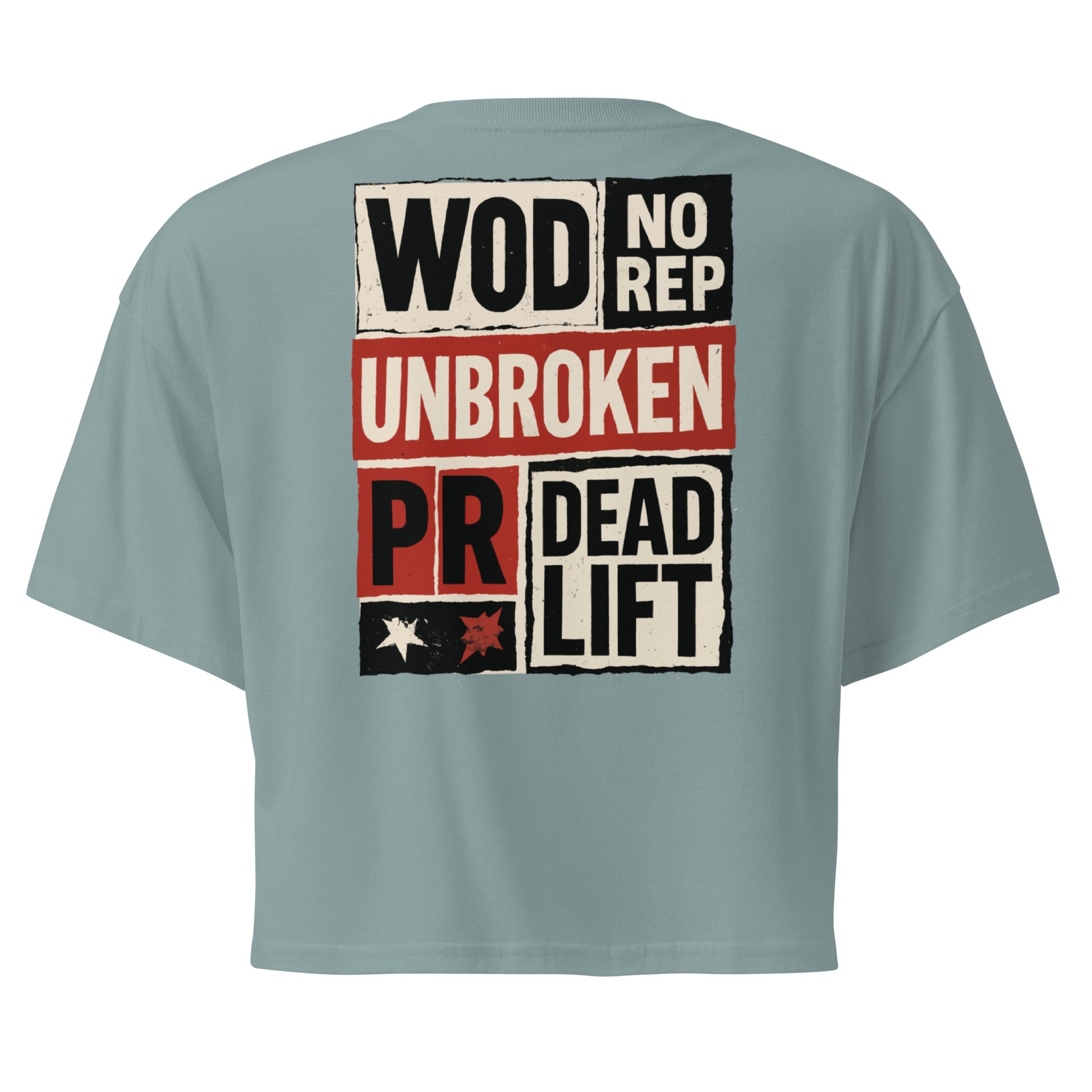 Crop top WOD.LOL Special Edition pour femme – vue arrière – WOD.LOL