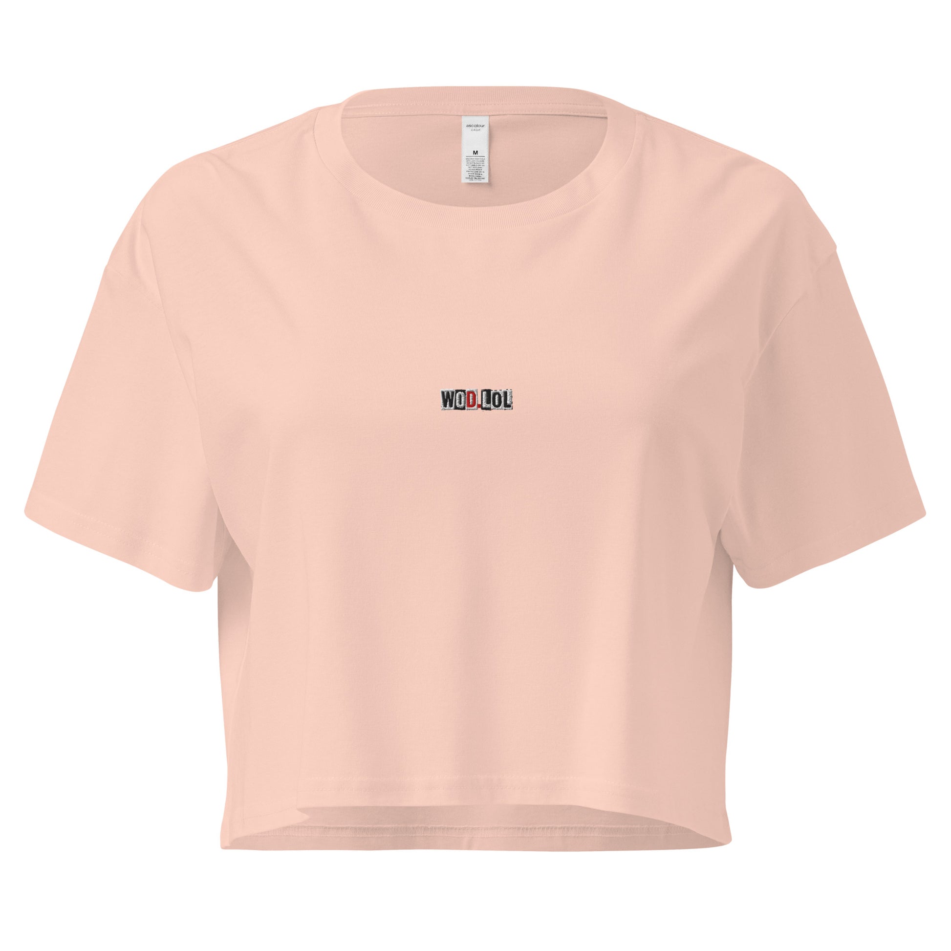 femme portant streetwear fitness Crop top WOD.LOL Special Edition – WOD.LOL